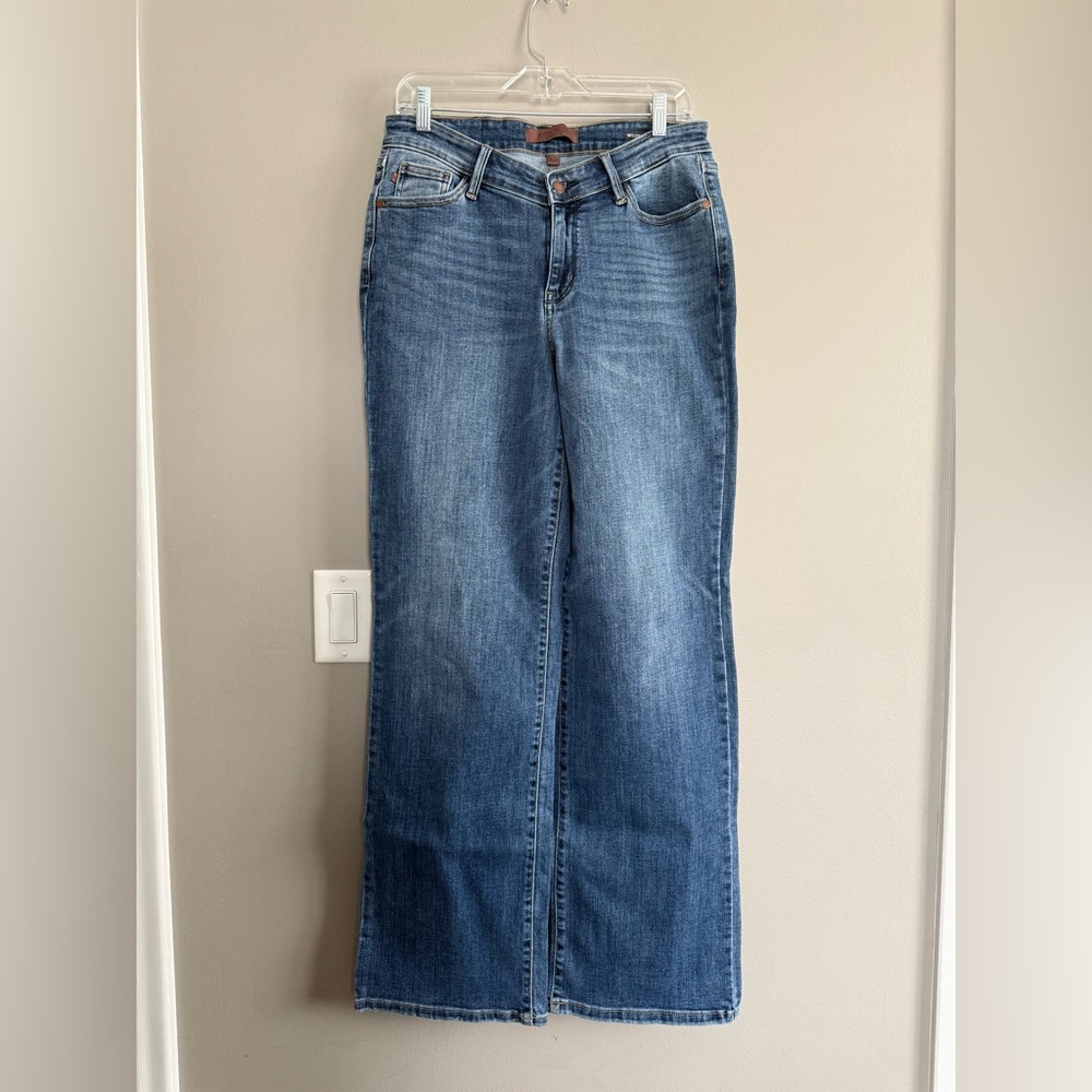 Judy Blue Dark Wash High Waist V-Front Straight Jeans